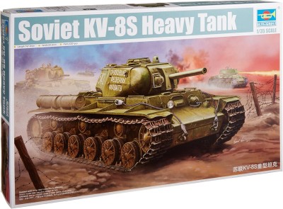 TRUMPETER 01572 1:35 SOVIET KV-8S HEAVY TANK
