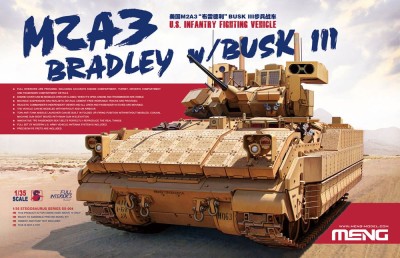 MENG SS004 1:35 US Infantry Fighting Vehicle M2A3 Bradley w/BUSK III