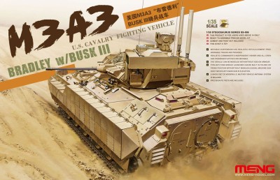 MENG SS006 1:35 US Cavalry Fighting Vehicle M3A3 Bradley w/BUSK III