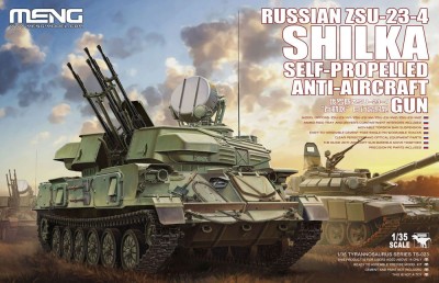 MENG TS023 1:35 Russian ZSU-23-4 Shilka S.P.A.A. Gun (Polska Wersja)