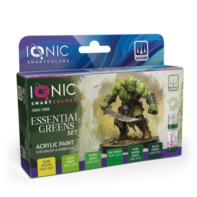 IONIC 0508 SMART COLORS SET: ESSENTIAL GREEN SET (by AMMO) 