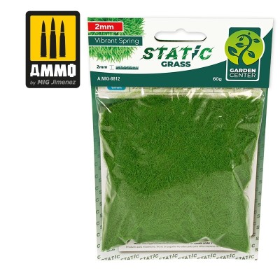 AMMO 8812 Static Grass: Vibrant Spring - 2mm (trawa statyczna) 