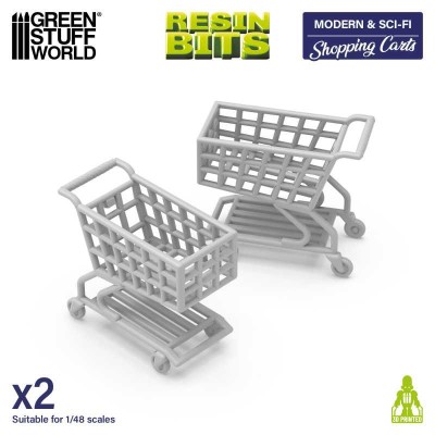 GSW 13639 3D printed - Shopping Carts (SET 2pcs) (Koszyki zakupowe)