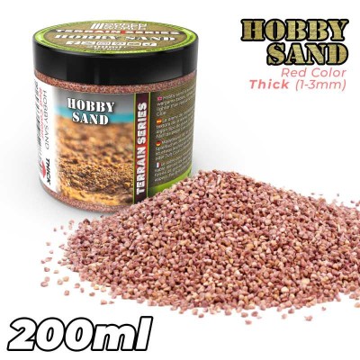 GSW 13338 Thick Hobby Sand - Red 200ml (piasek)