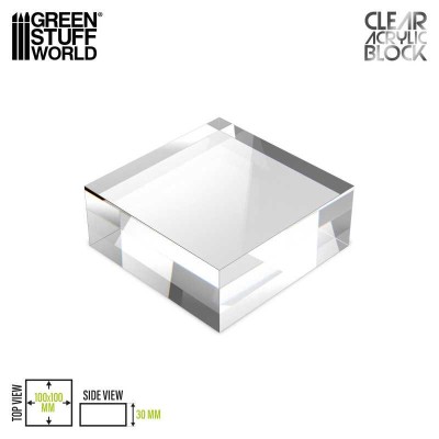 GSW 5859 Acrylic Display Block 100x100x30mm (podstawka)