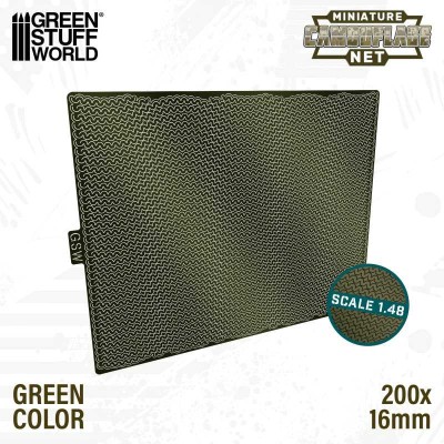 GSW 13511 Miniature Camouflage Nets Green 1:48 (siatka maskująca do modeli)