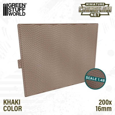 GSW 13512 Miniature Camouflage Nets Khaki 1:48 (siatka maskująca do modeli)