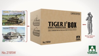 TAKOM 2195W 1:35 Tiger I Box Early-Production [Limited Edition] (3 in 1)