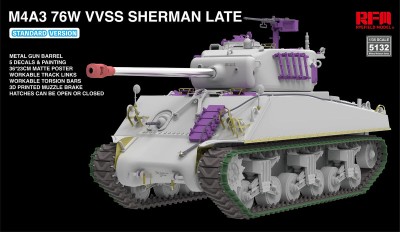 RYE FIELD MODEL RM5132 1:35 M4A3 76W VVSS Sherman Late Standard Version