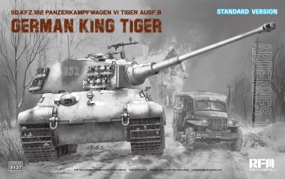 RYE FIELD MODEL RM5137 1:35 GERMAN KING TIGER ARDENNES 1944 (Standard Version)