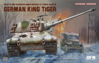 RYE FIELD MODEL RM5138 1:35 GERMAN KING TIGER ARDENNES 1944 (UPGRADE Version)
