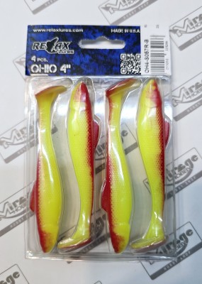 RELAX OHIO 4"(10cm) - kol. S057R (op. 4szt) [OH4-S057R-B]