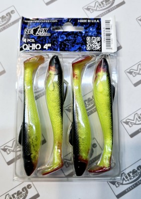 RELAX OHIO 4"(10cm) - kol. S081R (op. 4szt) [OH4-S081R-B]