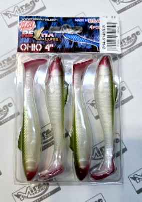 RELAX OHIO 4"(10cm) - kol. S148R (op. 4szt) [OH4-S148R-B]