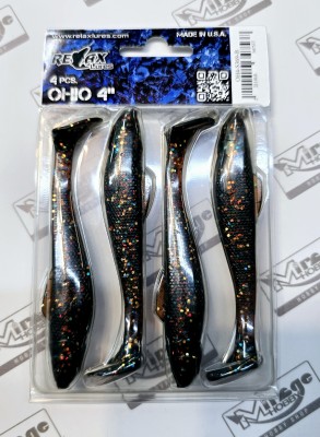 RELAX OHIO 4"(10cm) - kol. S369 (op. 4szt) [OH4-S369-B]