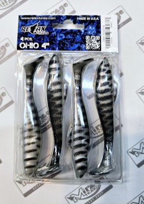 RELAX OHIO 4"(10cm) - kol. TG027 (op. 4szt) [OH4-TG027-B]