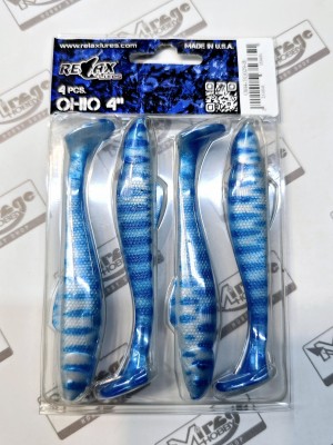 RELAX OHIO 4"(10cm) - kol. TG029 (op. 4szt) [OH4-TG029-B]