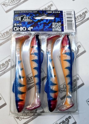 RELAX OHIO 4"(10cm) - kol. TG043ORR (op. 4szt) [OH4-TG043ORR-B]