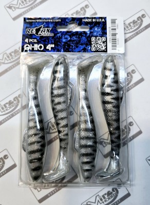 RELAX OHIO 4"(10cm) - kol. TG045 (op. 4szt) [OH4-TG045-B]