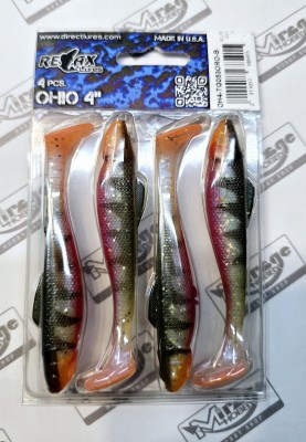 RELAX OHIO 4"(10cm) - kol. TG053ORO (op. 4szt) [OH4-TG053ORO-B]