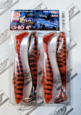 RELAX OHIO 4"(10cm) - kol. TG066 (op. 4szt) [OH4-TG066-B]