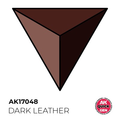 AK 17048 QUICK GEN: DARK LEATHER 18ml (Contrast Paint)