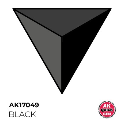 AK 17049 QUICK GEN: BLACK 18ml (Contrast Paint)