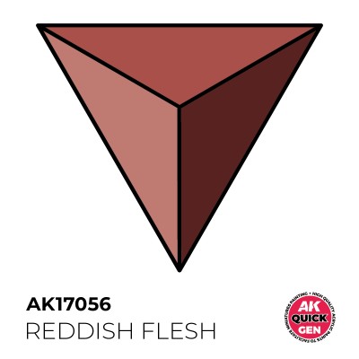 AK 17056 QUICK GEN: REDDISH FLESH 18ml (Contrast Paint)