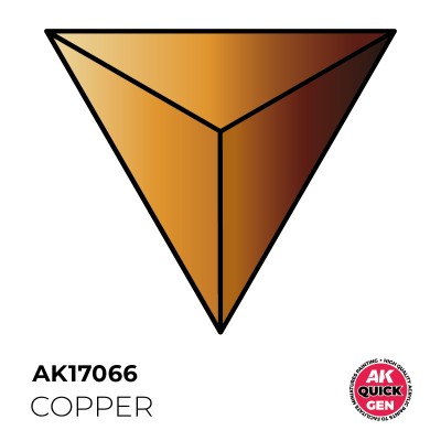 AK 17066 QUICK GEN: COPPER 18ml [METALLIC] (Contrast Paint)