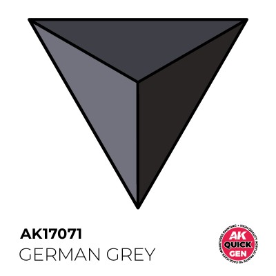 AK 17071 QUICK GEN: GERMAN GREY 18ml (Contrast Paint)