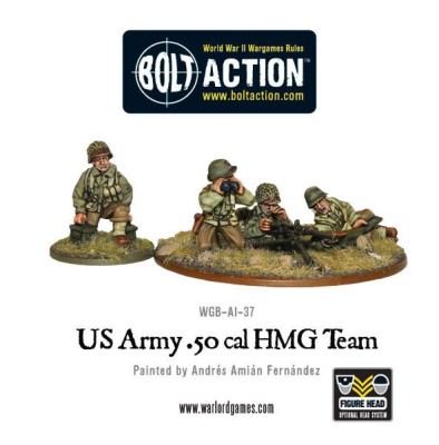 BOLT ACTION US Army .50 Cal HMG Team [WGB-AI-37]
