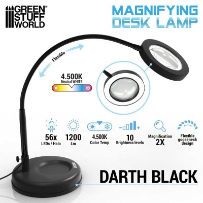 GSW 5594 Magnifying desk lamp - Darth Black (lampa do biurka)