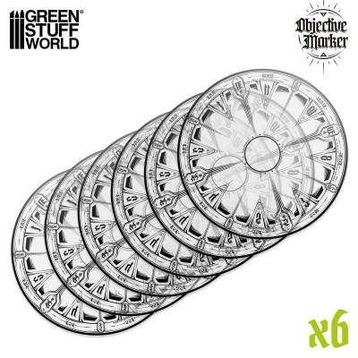 GSW 14229 Clear Objective Marker Wh40k compatible (znacznik celu)
