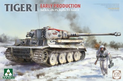 TAKOM 2196 1:35 Tiger I Early Production Sd.Kfz.181 Pz.Kpfw.VI Ausf.E
