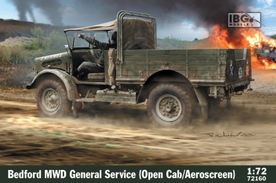 IBG 72160 1:72 Bedford MWD General Service (Open Cab / Aeroscreen)