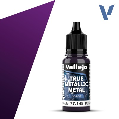 VALLEJO 77148 True Metallic Metal SHADE: Amethyst Purple 18ml