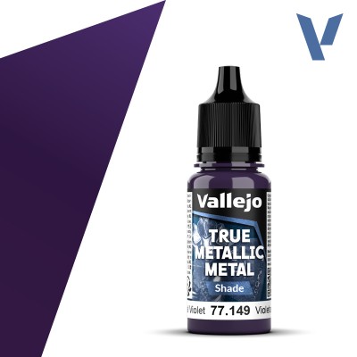 VALLEJO 77149 True Metallic Metal SHADE: Celestial Violet 18ml