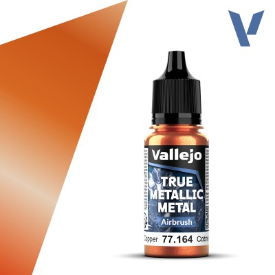 VALLEJO 77164 True Metallic Metal AIRBRUSH: Ancient Copper 18ml