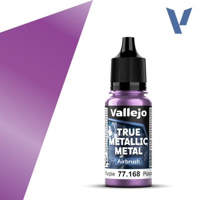 VALLEJO 77168 True Metallic Metal AIRBRUSH: Amethyst Purple 18ml