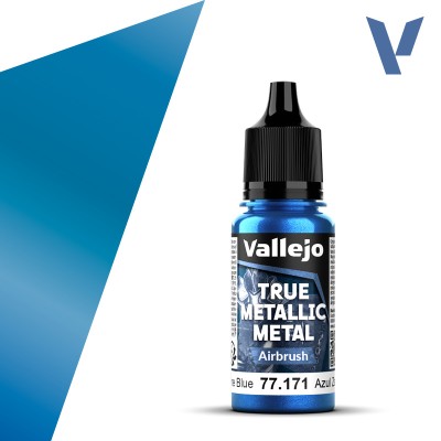 VALLEJO 77171 True Metallic Metal AIRBRUSH: Sapphire Blue 18ml