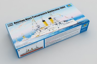 TRUMPETER 05338 1:350 Russian Navy Tsesarevich Battleship 1904