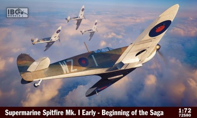 IBG 72580 1:72 Supermarine Spitfire Mk.I Early - The Beginning of The Saga