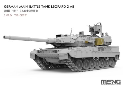 MENG TS057 1:35 Leopard 2A8 - German Main Battle Tank