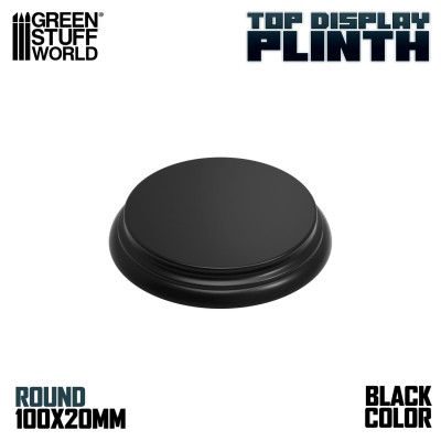 GSW 5805 Round Wood display bases 10cm - Black (podstawka)
