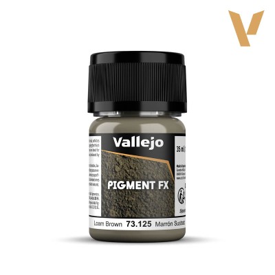 VALLEJO PIGMENT 73125 LOAM BROWN 30ml