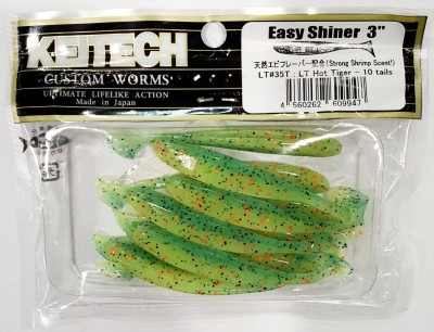 KEITECH EASY SHINER 3" (7,5cm) LT#35 Hot Tiger op.10szt