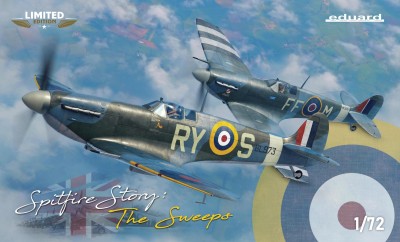EDUARD 2154 1:72 Spitfire Story: The Sweeps Dual Combo (Spitfire Mk.Vb) LIMITED EDITION