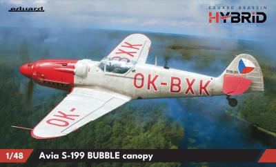 EDUARD 948012 1:48 Avia S-199 - Bubble Canopy (Hybrid Edition)