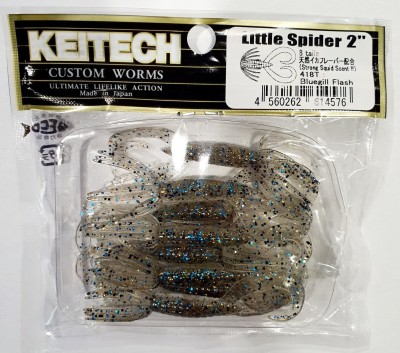 KEITECH LITTLE SPIDER 2"(5,4cm) #418 Bluegill Flash - op. 8szt