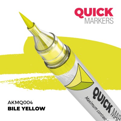 AK AKMQ004 QUICK MARKER: BILE YELLOW (Contrast Paint)